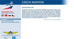 Desktop Screenshot of czechaviation.info